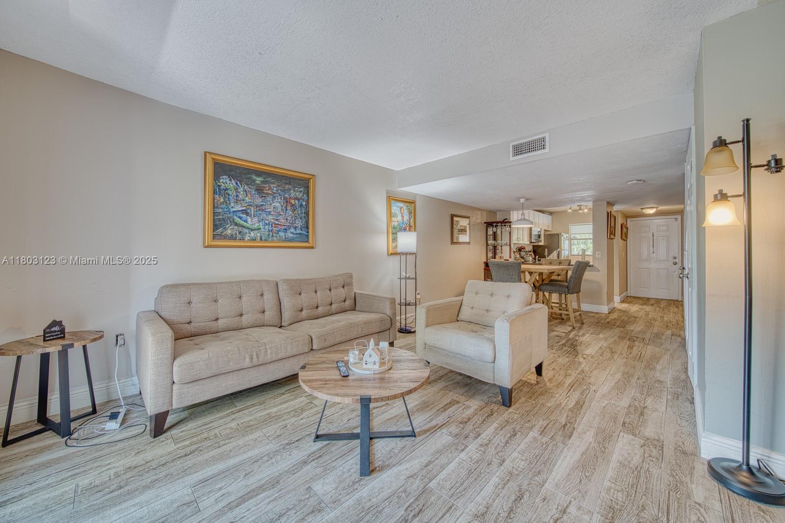 Glenvar Heights Miami, FL 33155 - Photo 3 of 30 a living room with fireplace furniture and a wooden floor