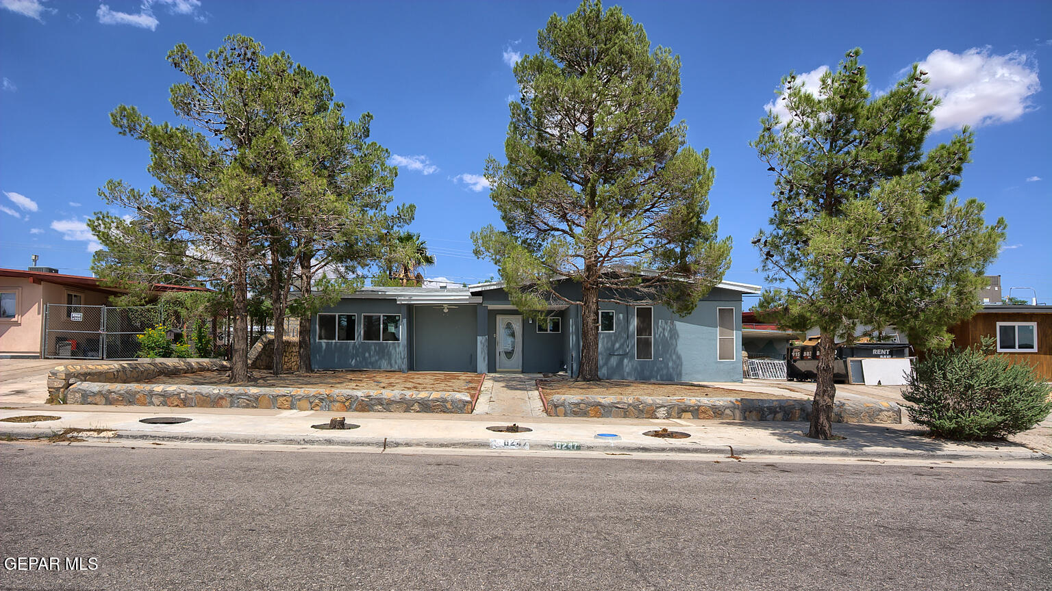 6247 Arapaho Road El Paso, TX 79905 - Photo 2 of 43 a front view of a building with street view