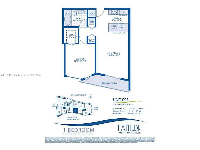 185 Southwest 7th Street, Unit 3408 Miami, FL 33130 - Photo 10 of 14 a picture of a bench in front of a wall