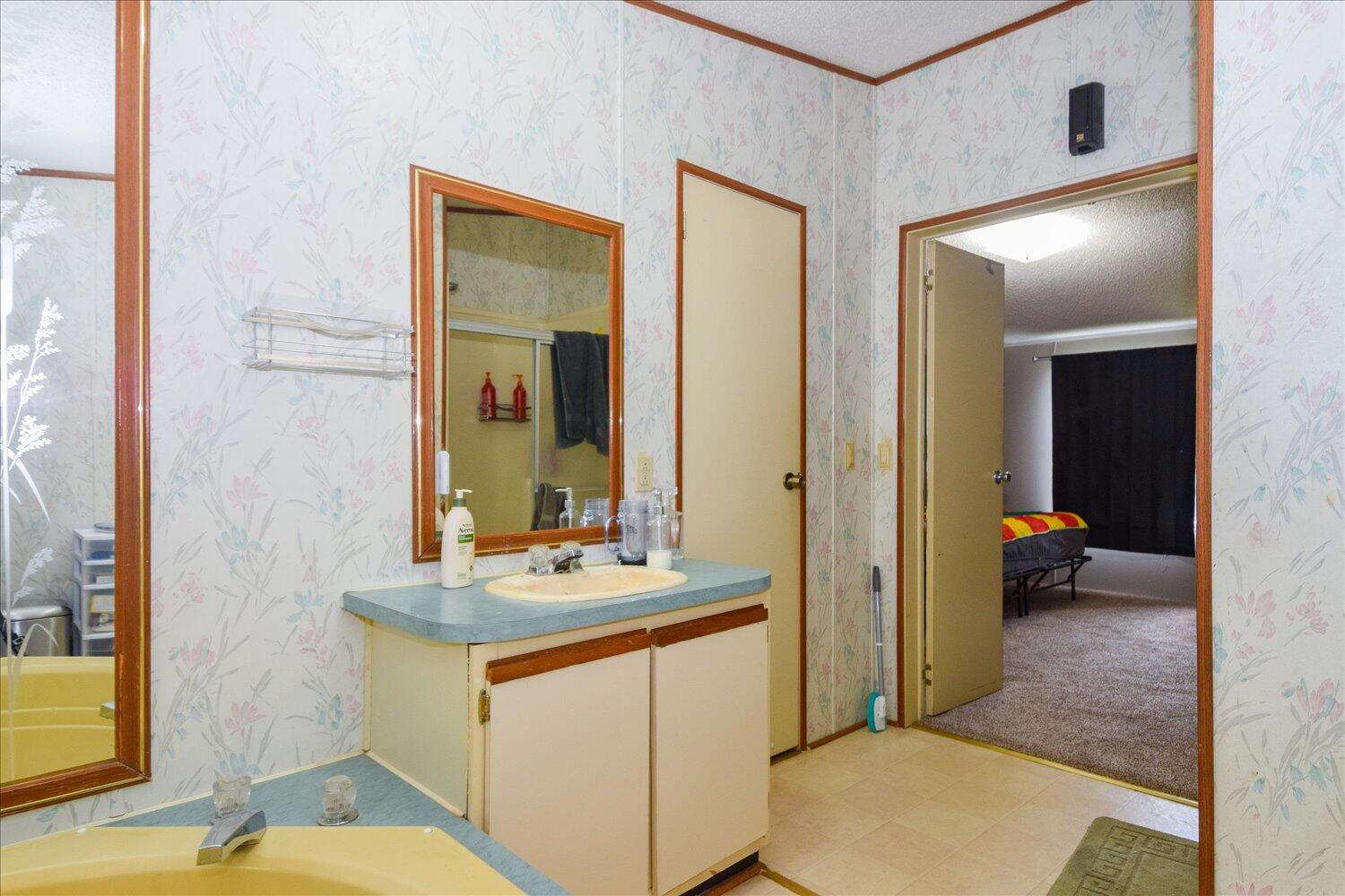 6423 Meacham Road Salem, VA 24153 - Photo 16 of 29 a bathroom with a sink and a mirror