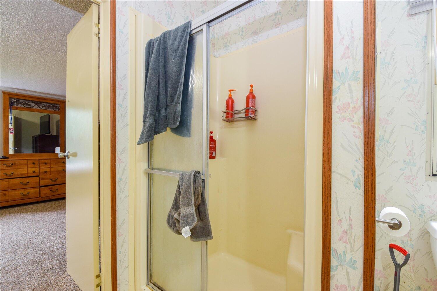 6423 Meacham Road Salem, VA 24153 - Photo 17 of 29 a bathroom with a shower and a sink