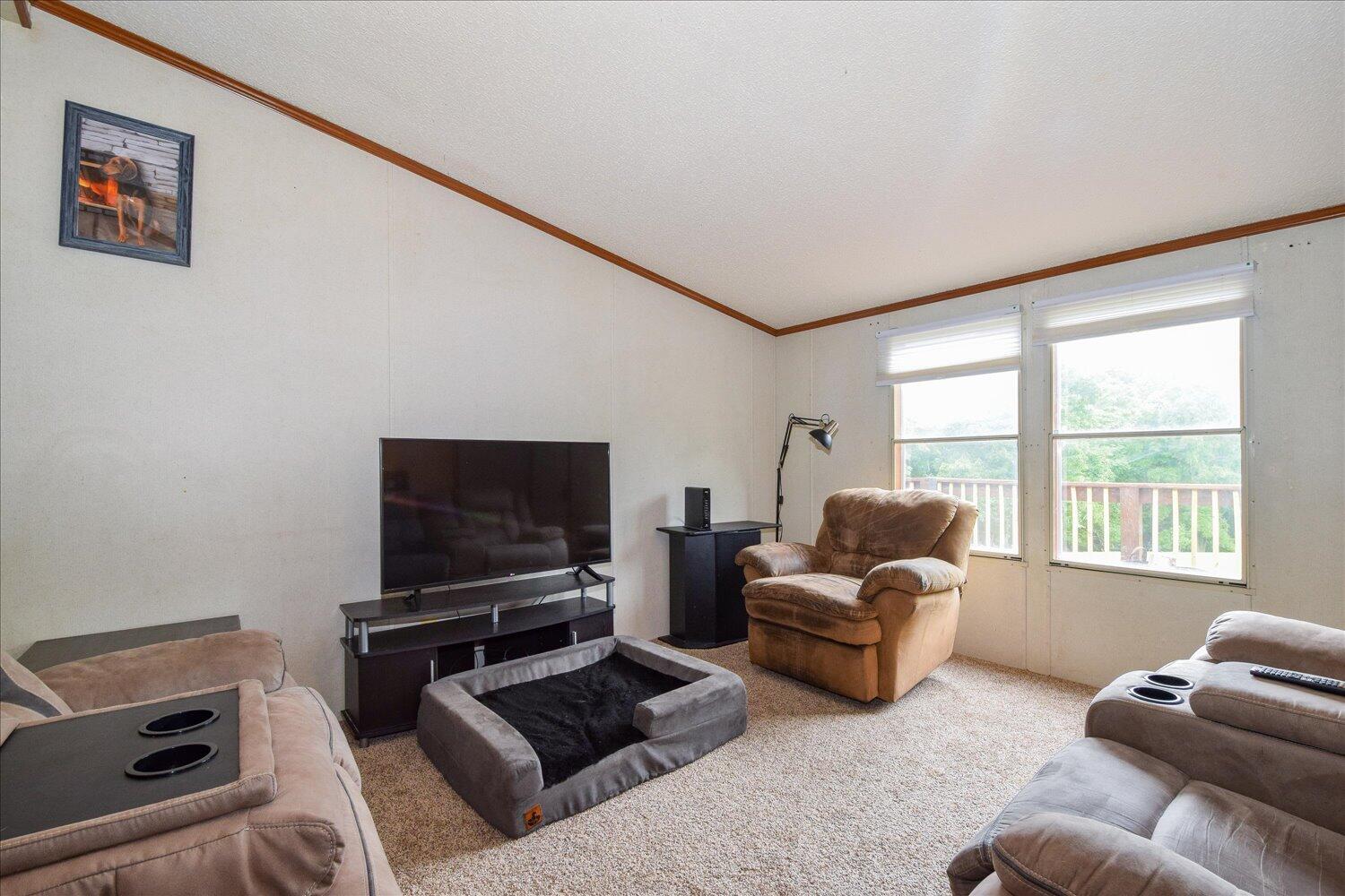 6423 Meacham Road Salem, VA 24153 - Photo 3 of 29 a living room with furniture and a flat screen tv