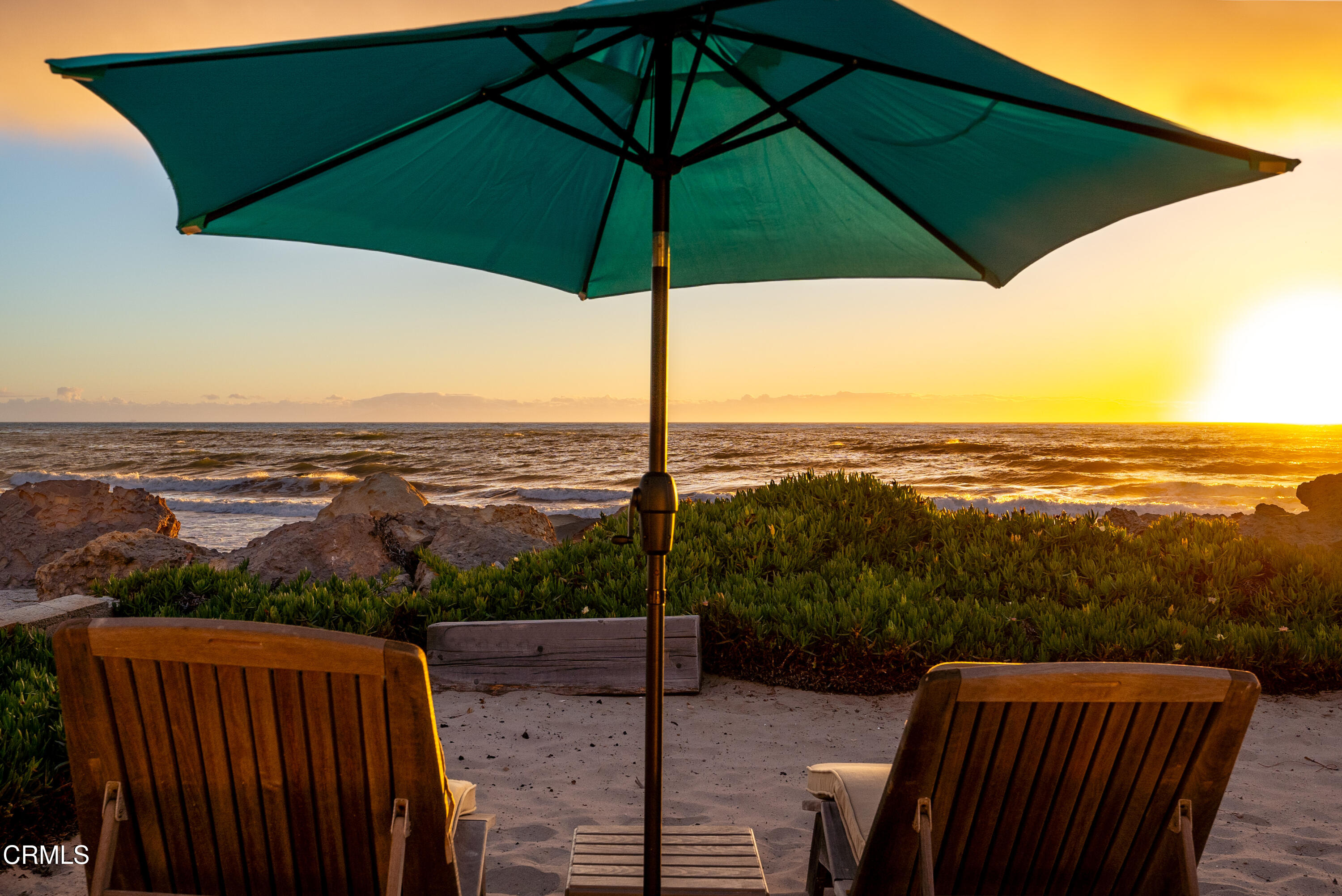 3048 Solimar Beach Drive Ventura, CA 93001 - Photo 31 of 35 a view of a balcony with an outdoor seating