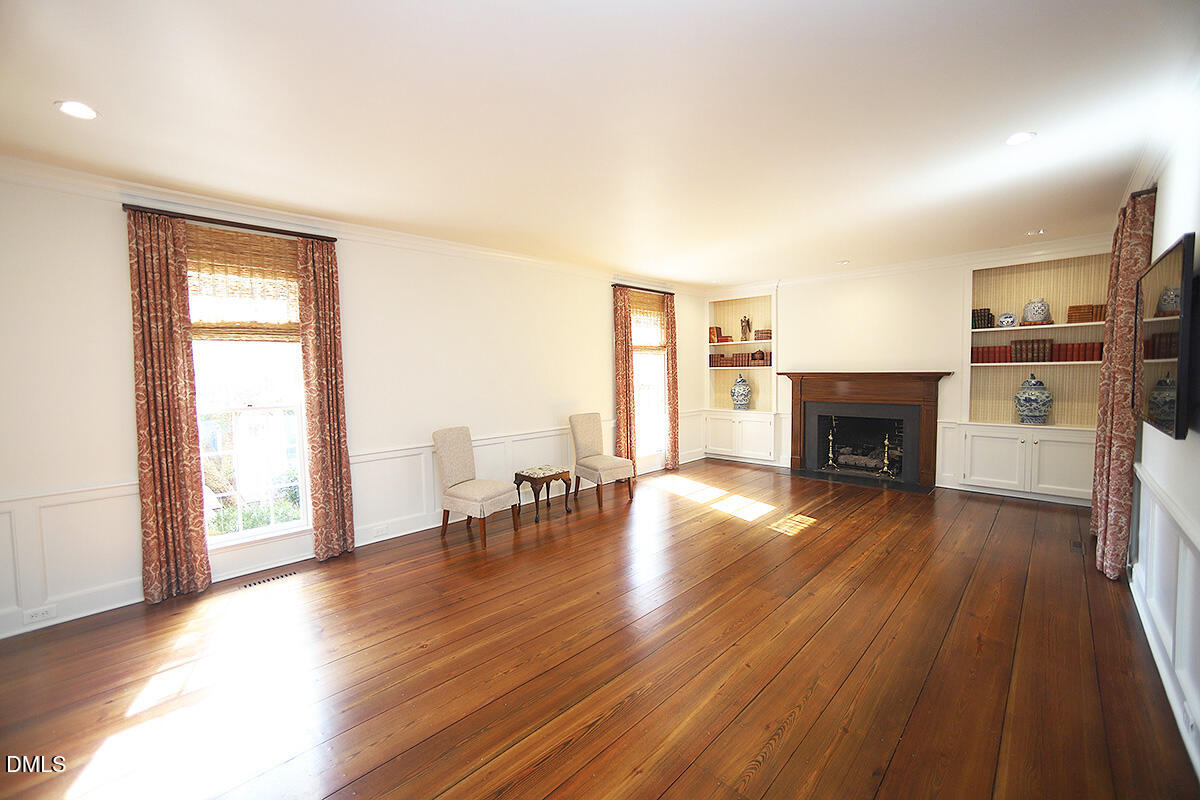 815 Marlowe Road, Unit 10 Raleigh, NC 27609 - Photo 6 of 28 a view of a livingroom with furniture and a fireplace