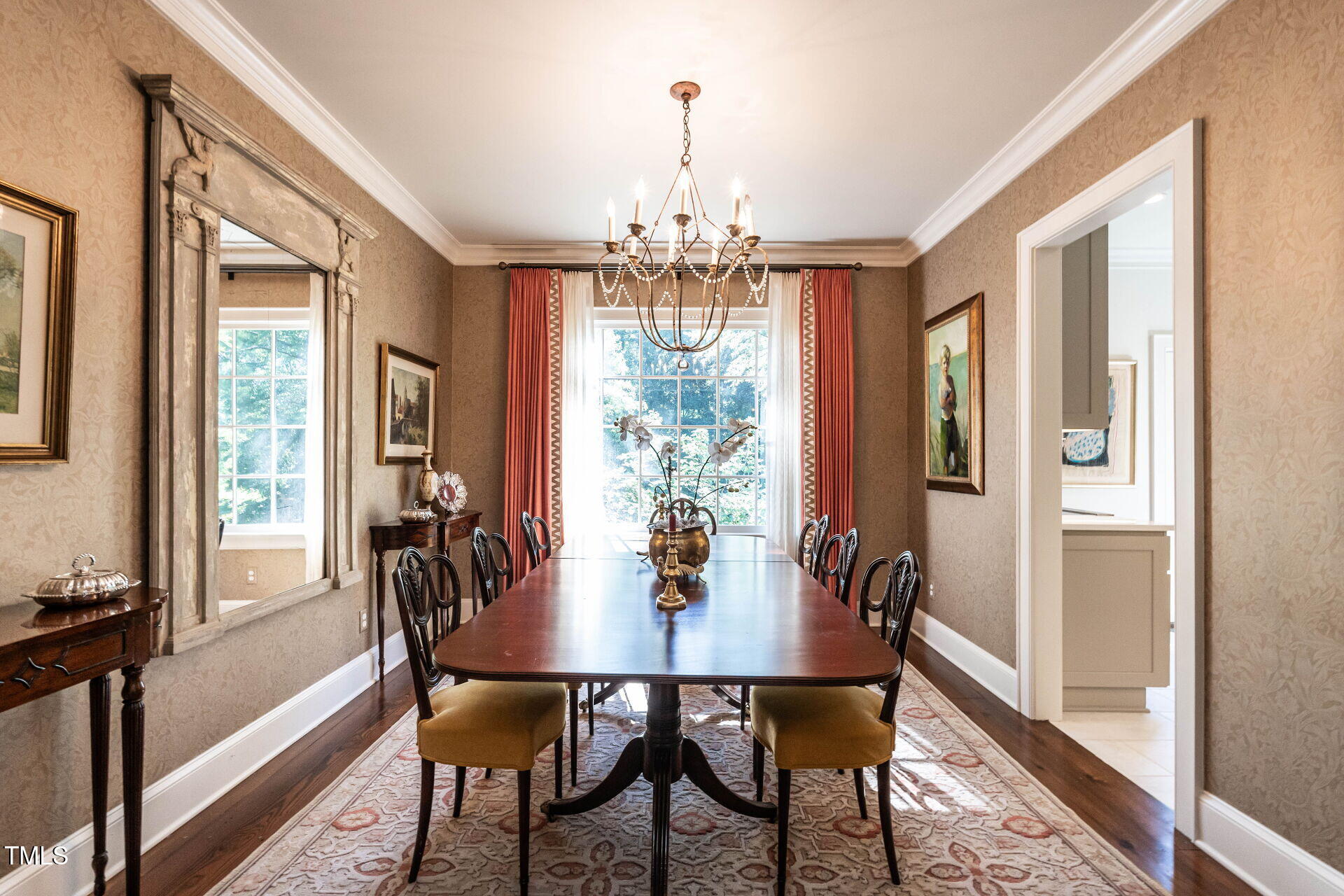 815 Marlowe Road, Unit 10 Raleigh, NC 27609 - Photo 9 of 28 a view of a dining room with furniture window and outside view