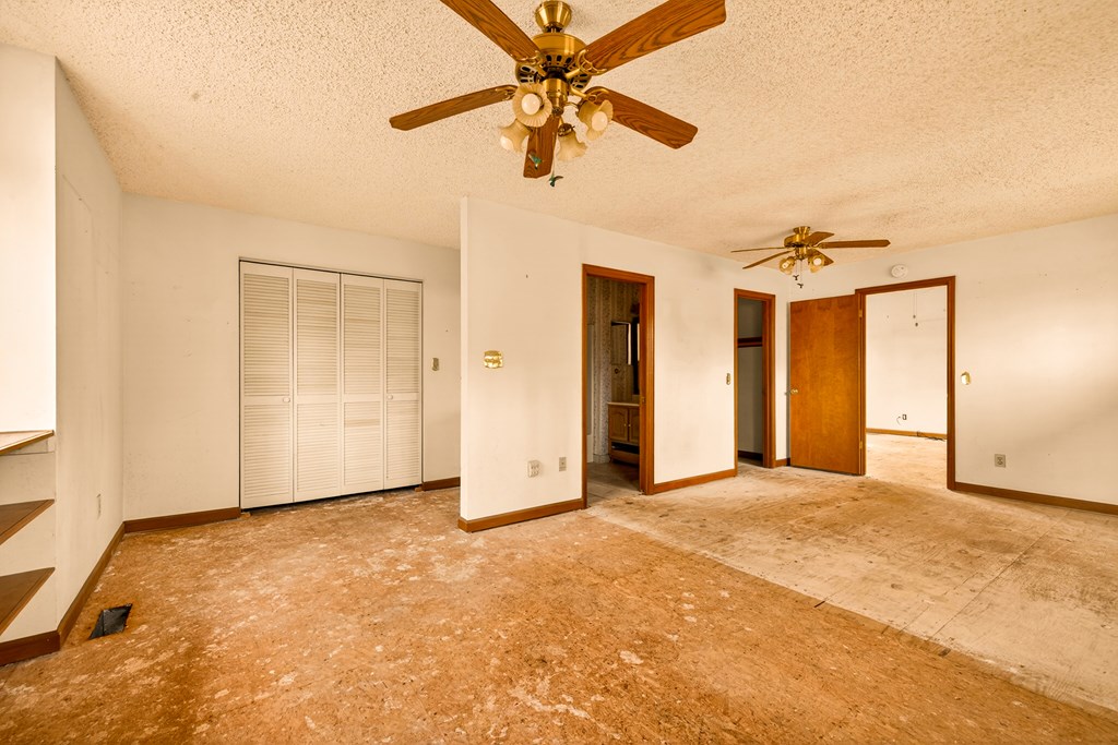 951 McClure Road Hayesville, NC 28904 - Photo 16 of 45 a view of a livingroom with a ceiling fan and entryway