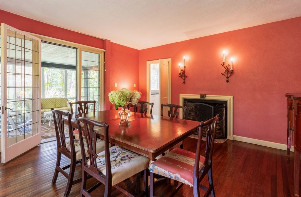 893 Highland Street Hamilton, MA 01982 - Photo 16 of 42 a view of a dining room with furniture and wooden floor