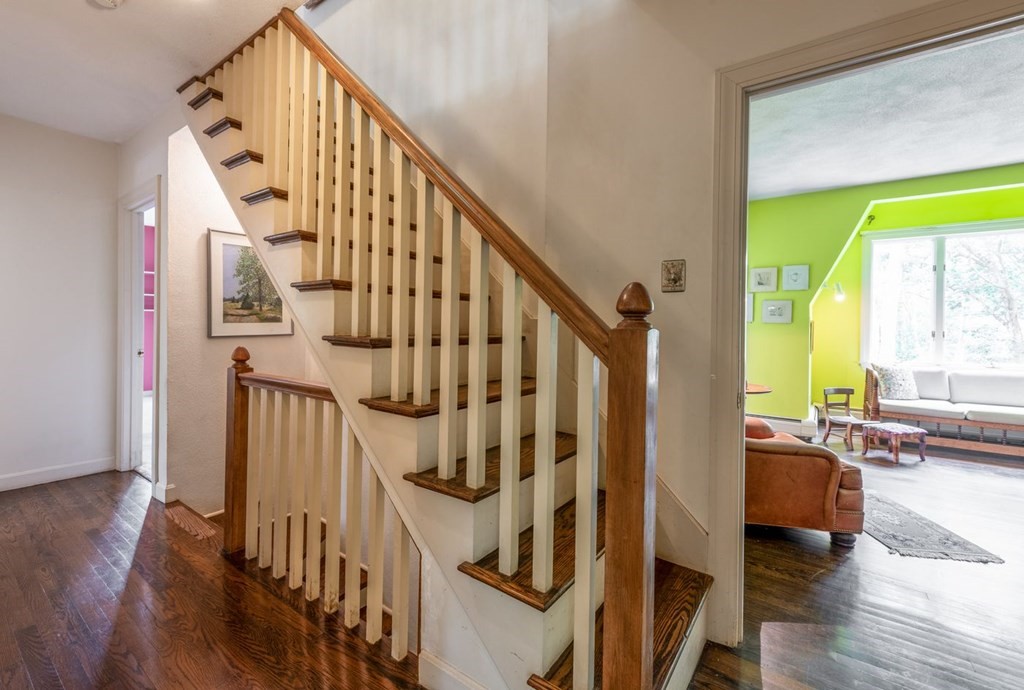 893 Highland Street Hamilton, MA 01982 - Photo 33 of 42 a view of an entryway with wooden floor and windows