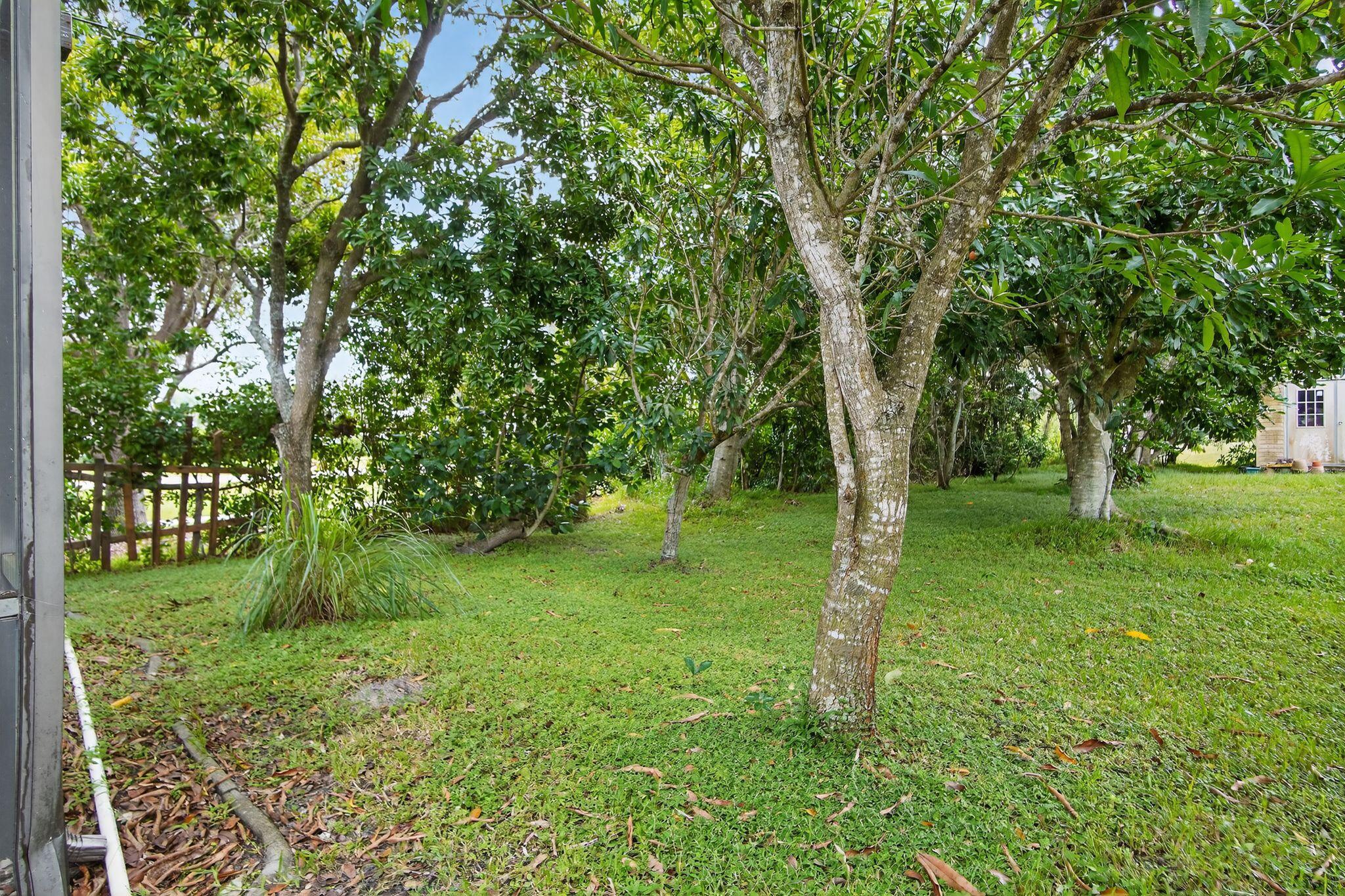 3053 Southeast Wake Road Port St. Lucie, FL 34984 - Photo 17 of 28 a backyard of a house with lots of green space