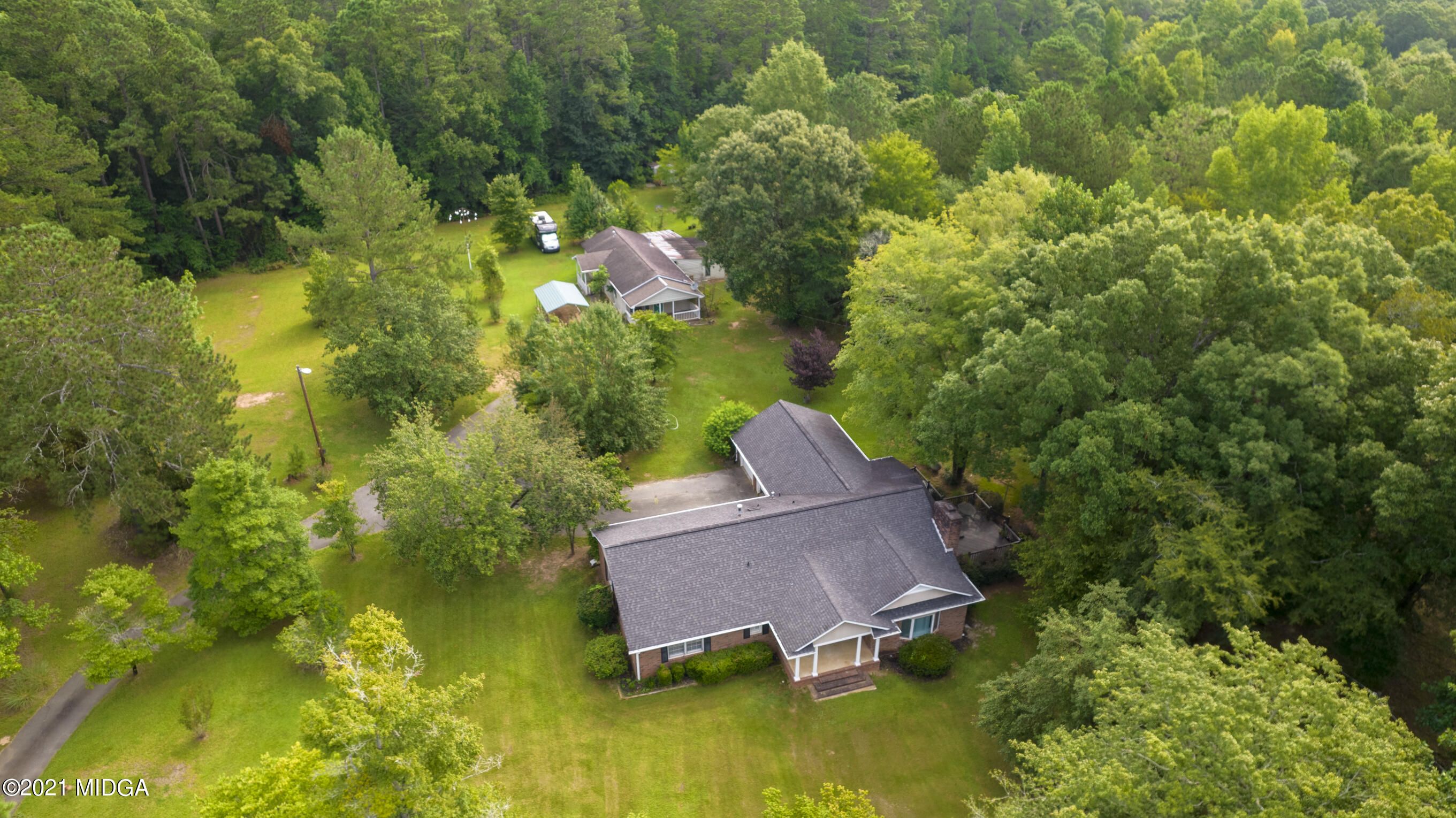 455 Lite-N-Tie Road Gray, GA 31032 - Photo 35 of 47 a view of a house with a yard