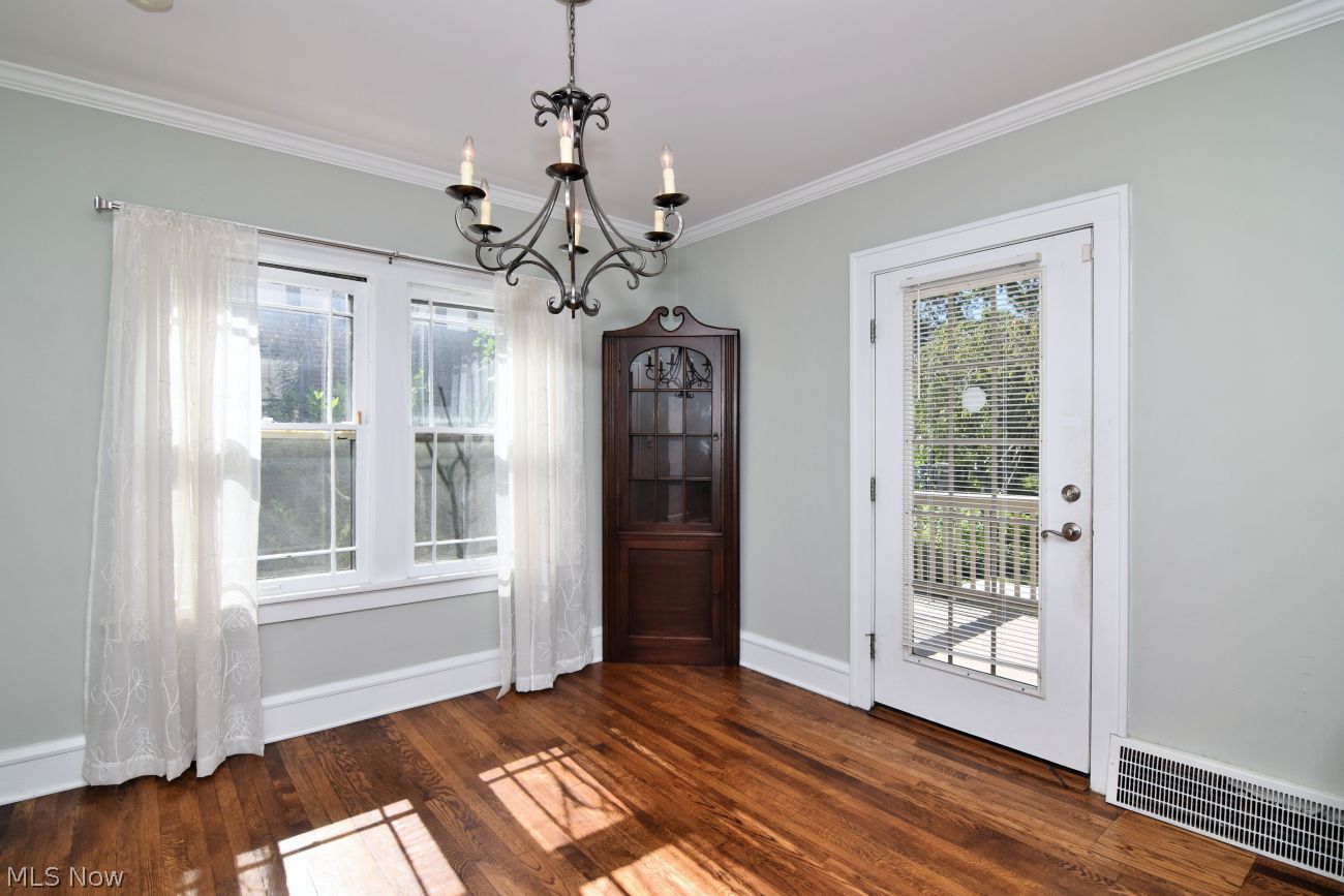 3356 Clarendon Road Cleveland Heights, OH 44118 - Photo 7 of 43 Dining Room With Door To Deck