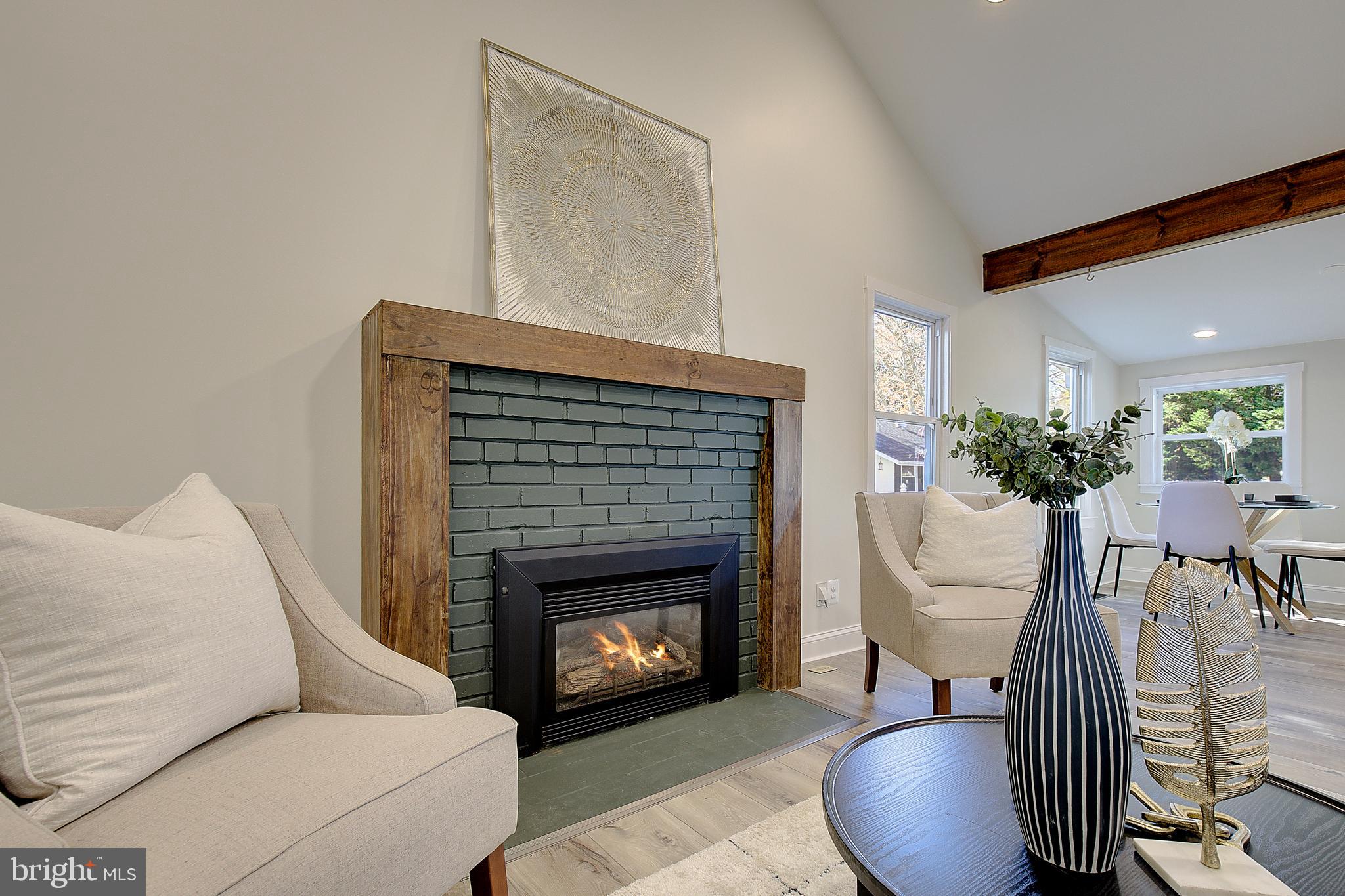 1423 Park Road Edgewater, MD 21037 - Photo 5 of 40 a living room with furniture and a fireplace