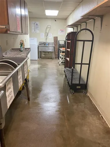 a view of a storage & utility room