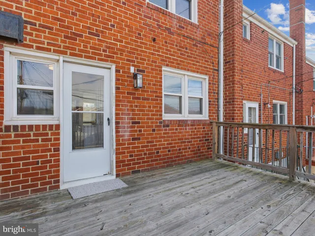 a view of front door of house