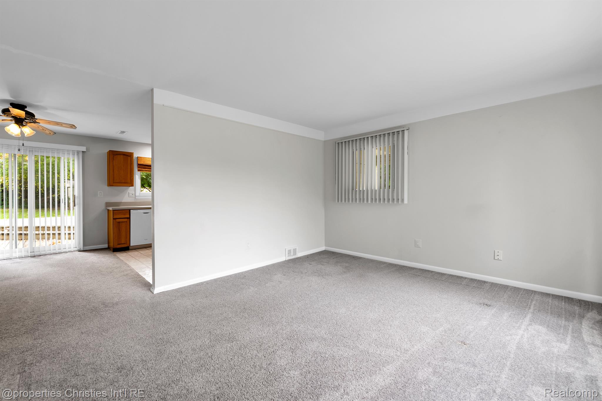 Ranch offering family room off of kitchen