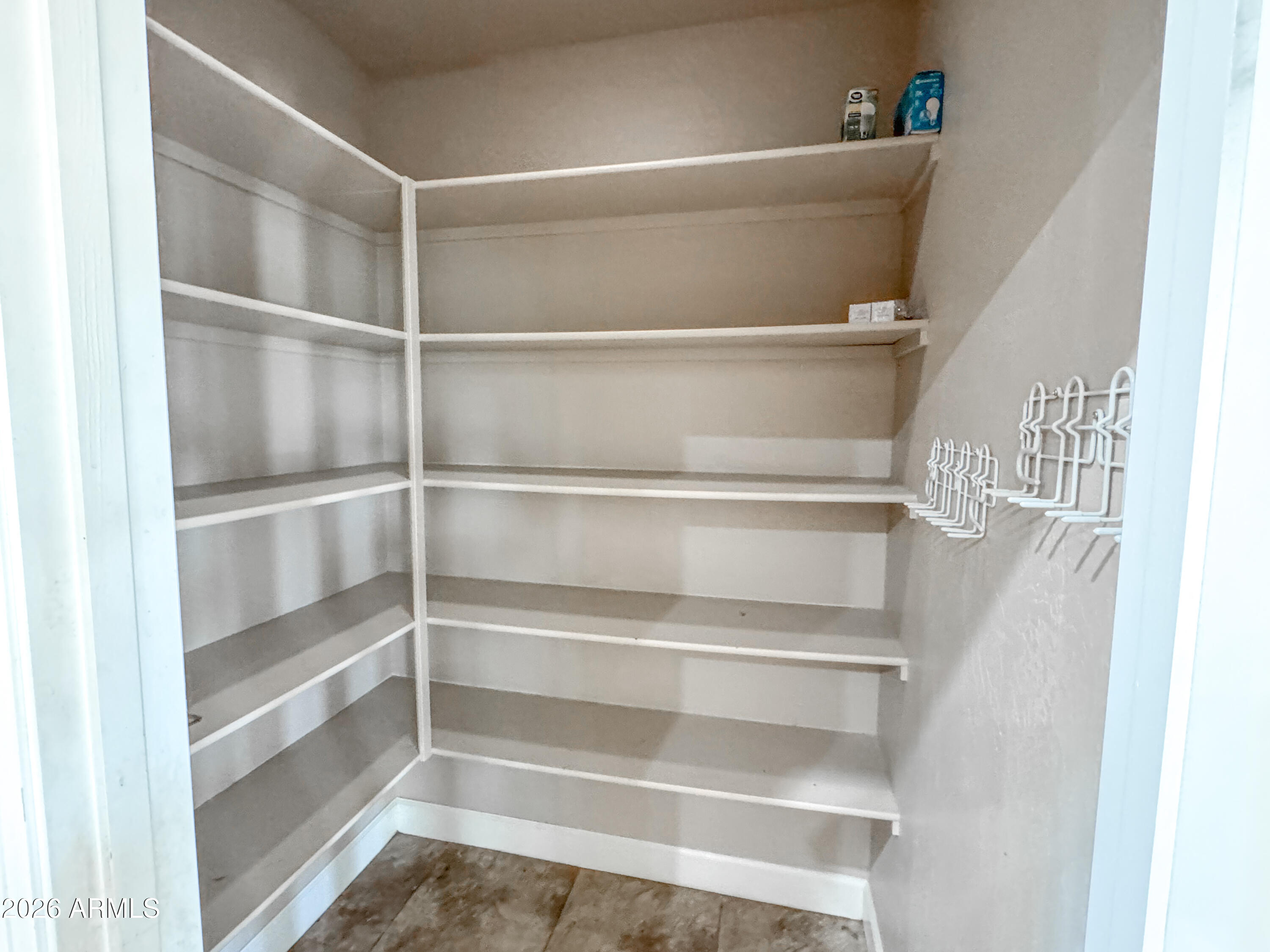 315 North 1720th Street West Pima, AZ 85543 - Photo 13 of 25 a view of walk in closet with empty racks
