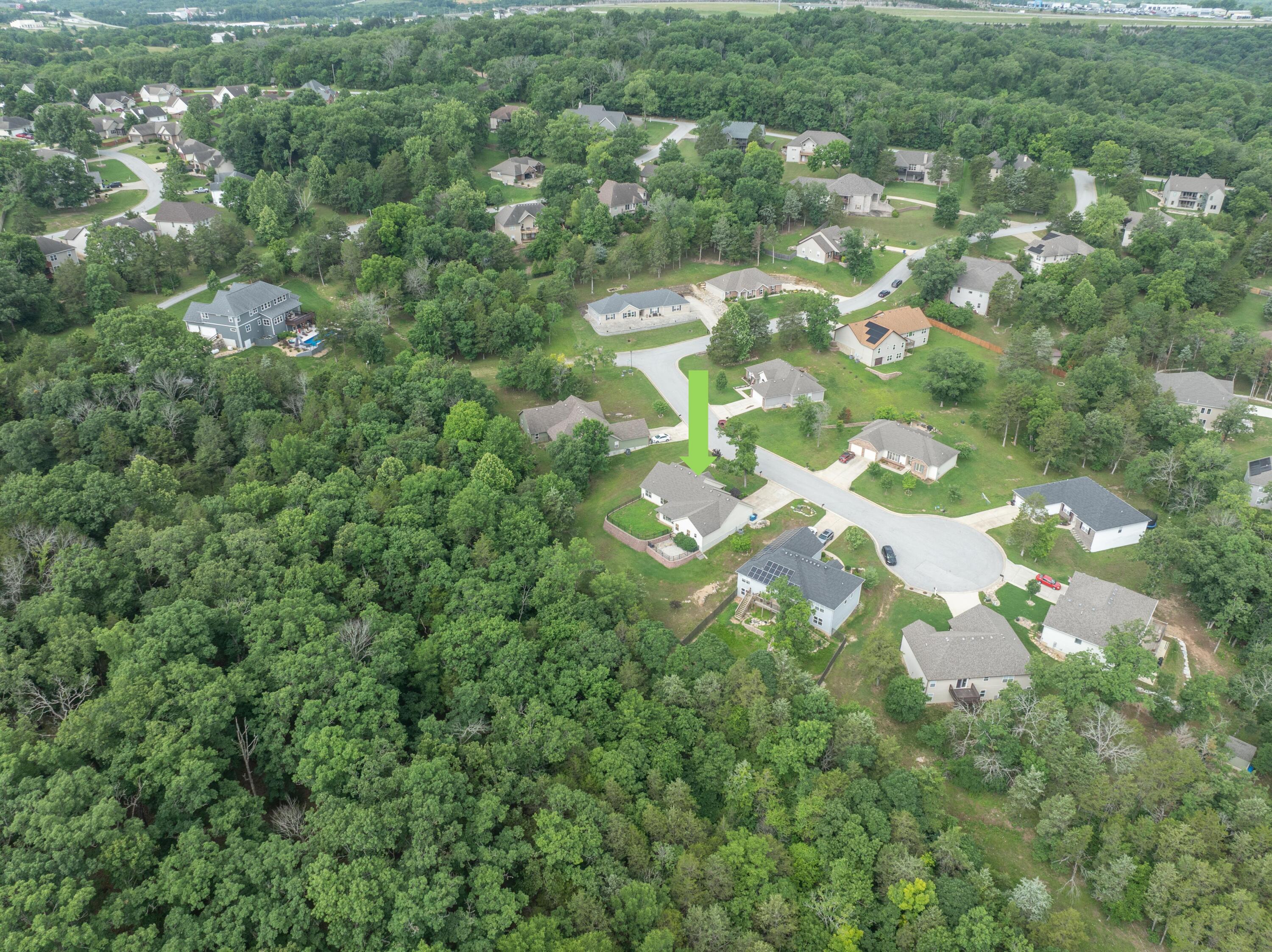 136 Moberly Ml Road Branson, MO 65616 - Photo 55 of 56 Aerial Backyard View
