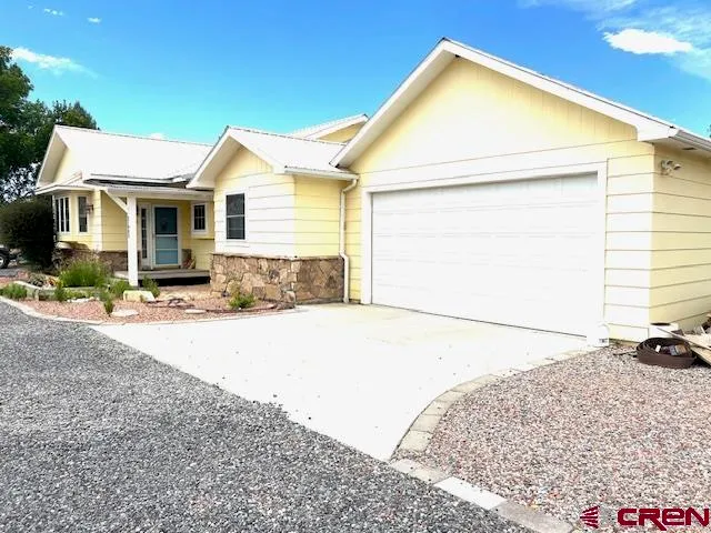 a view of a house with a outdoor space