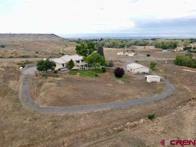 a view of a road with an ocean view