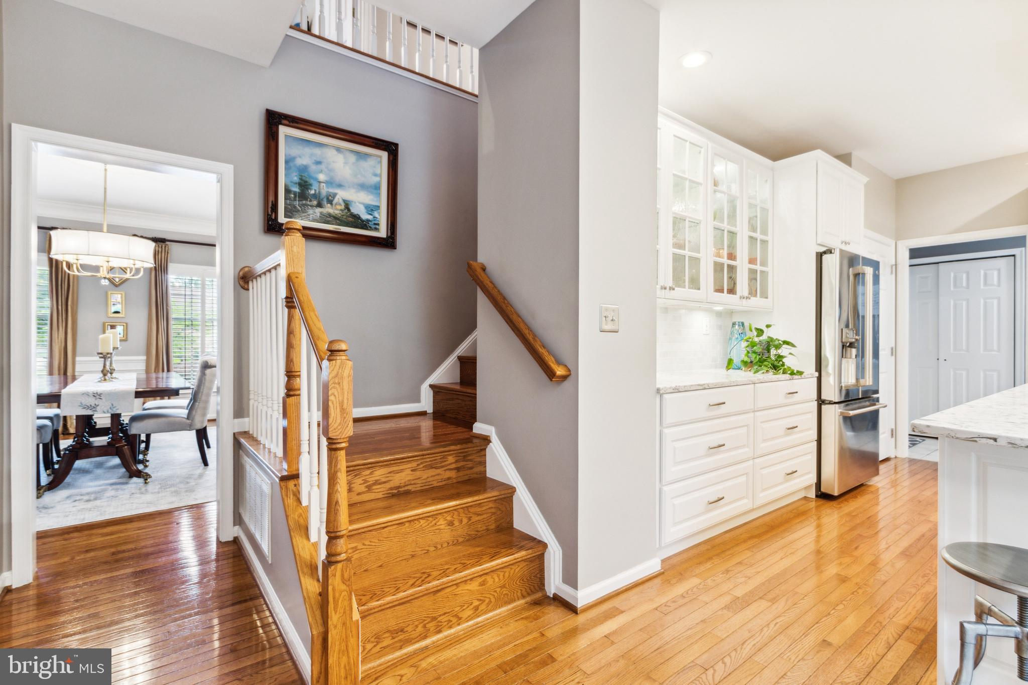 2922 Oak Shadow Drive Herndon, VA 20171 - Photo 22 of 60 Back Stair Case to Upper Level