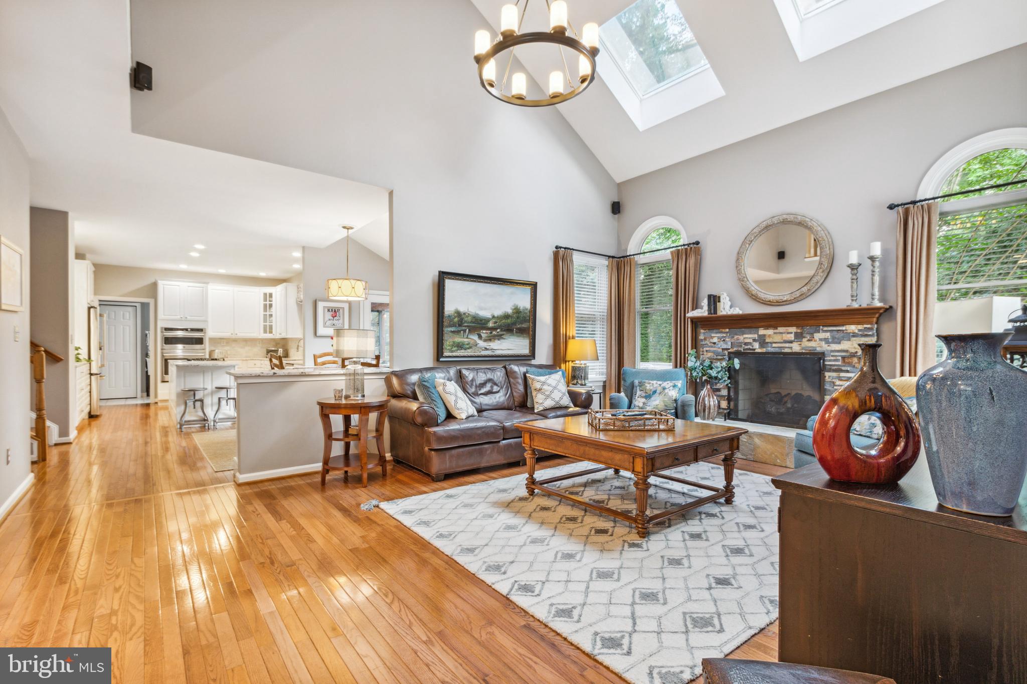 2922 Oak Shadow Drive Herndon, VA 20171 - Photo 27 of 60 Stunning Stone Fireplace & Mantle