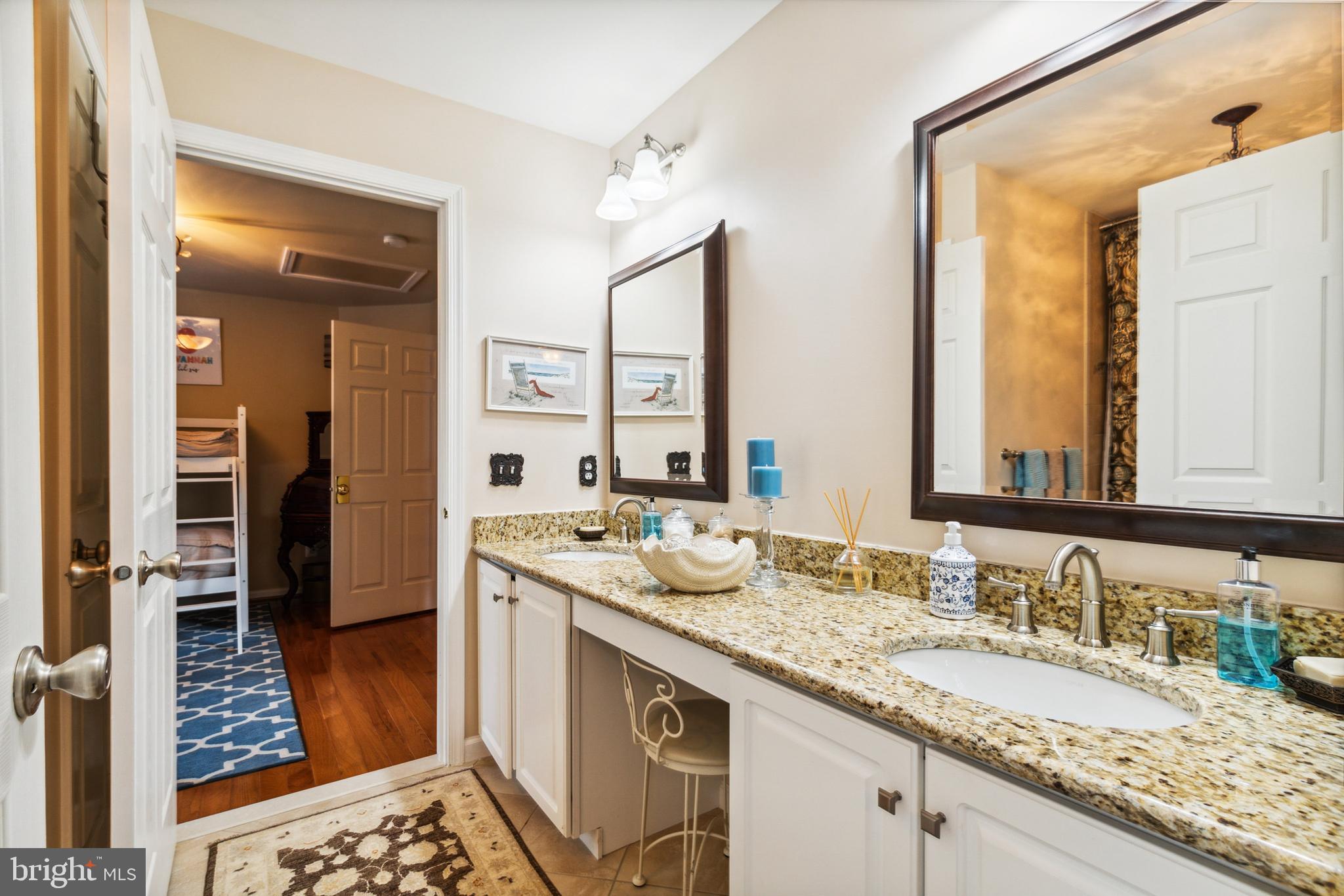2922 Oak Shadow Drive Herndon, VA 20171 - Photo 40 of 60 Jack & Jill Bathroom leading to Bedroom 2