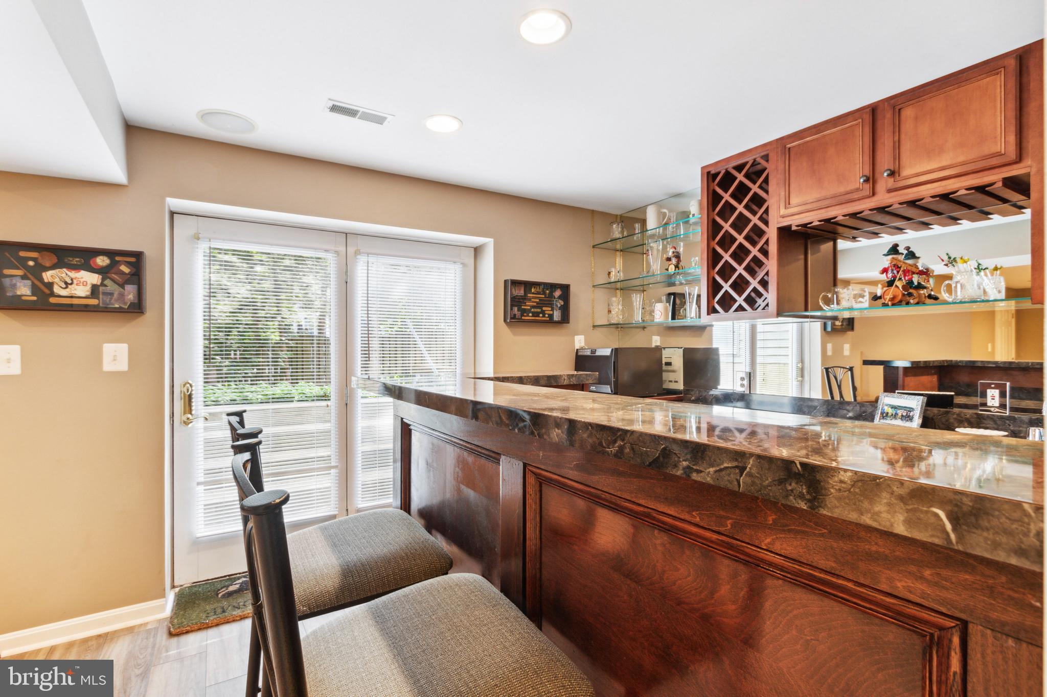 2922 Oak Shadow Drive Herndon, VA 20171 - Photo 51 of 60 Bar w/Refrigerator, sink, dishwasher