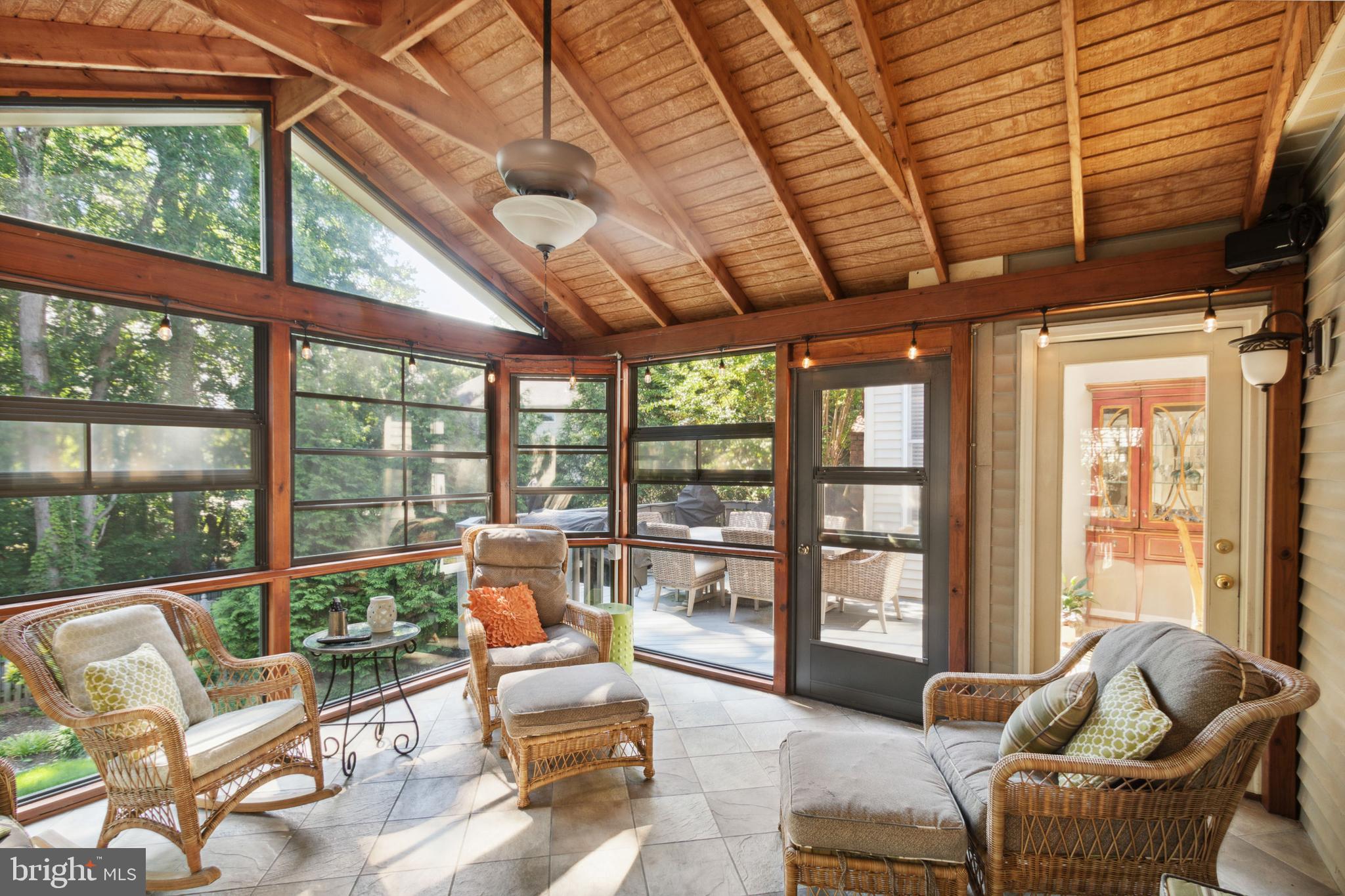 2922 Oak Shadow Drive Herndon, VA 20171 - Photo 9 of 60 Stunning Screened Porch w/ both Screen & Plexi