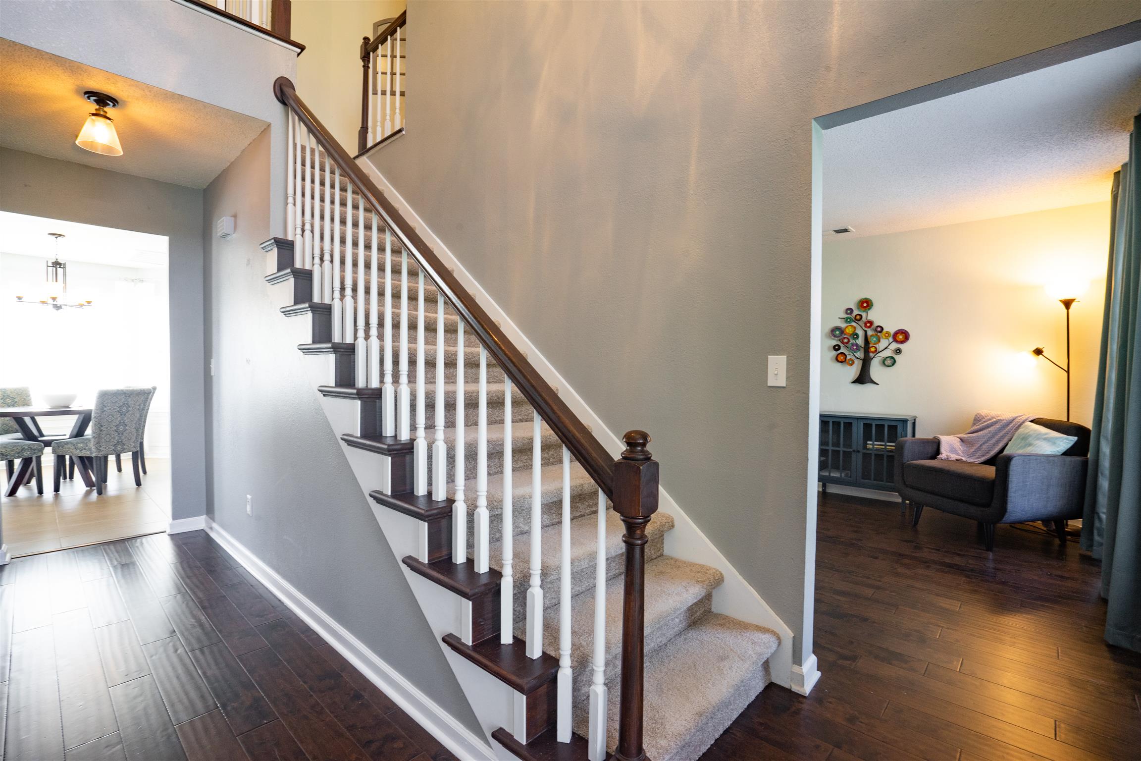 4002 Amber Way Spring Hill, TN 37174 - Photo 3 of 21 a view of entryway and hall with wooden floor