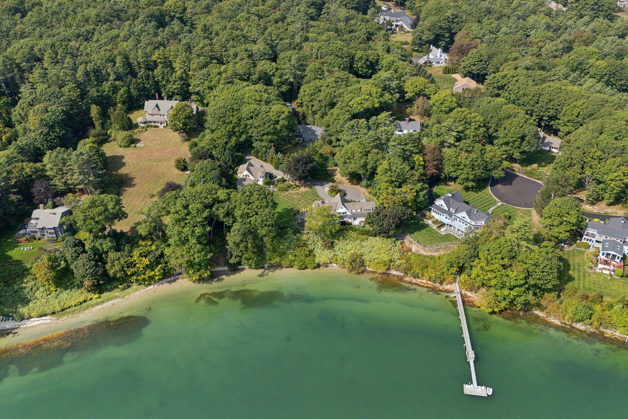 3 Russell Road Cumberland Foreside, ME 04110 - Photo 11 of 14 Drone Exterior