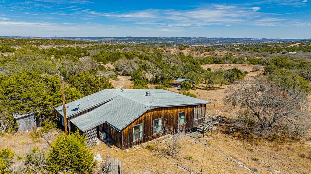 a view of a terrace with a lake view