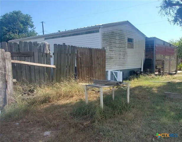a backyard of a house