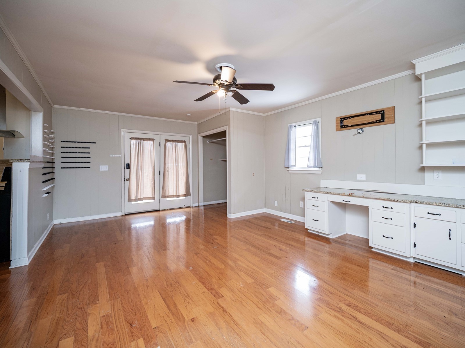1611 White Boulevard Murfreesboro, TN 37129 - Photo 16 of 30 a view of empty room with wooden floor and fan