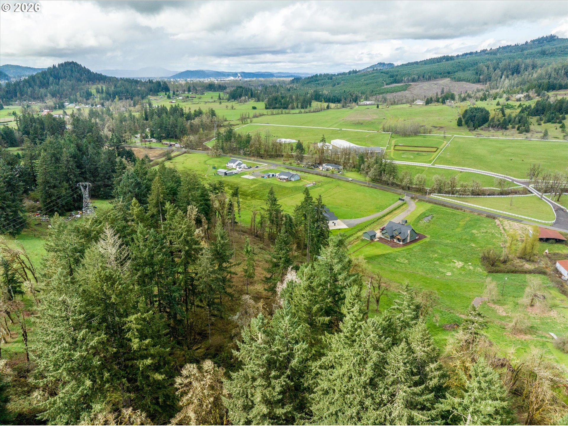 Worth Springfield, OR 97478 - Photo 6 of 24 an aerial view of a houses with outdoor space and a lake view