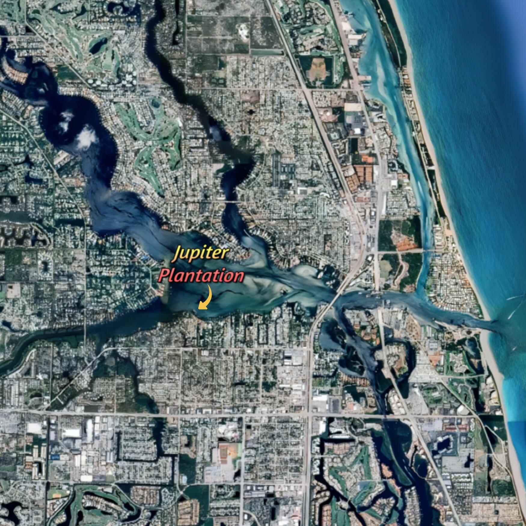 825 Center Street, Unit 14A Jupiter, FL 33458 - Photo 49 of 58 Map of Jupiter Plantation