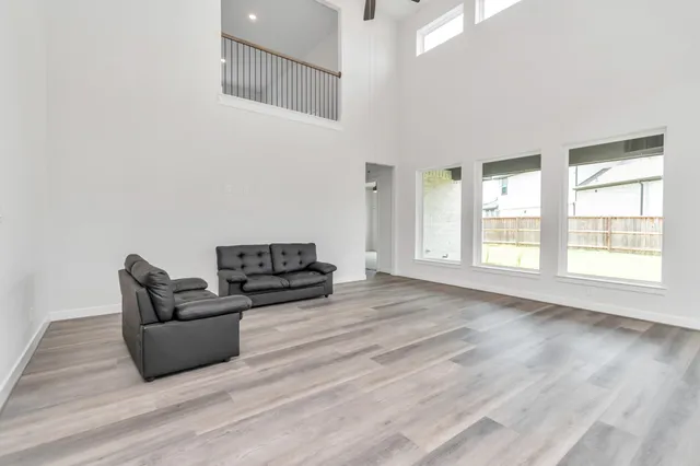 wooden floor in an empty room