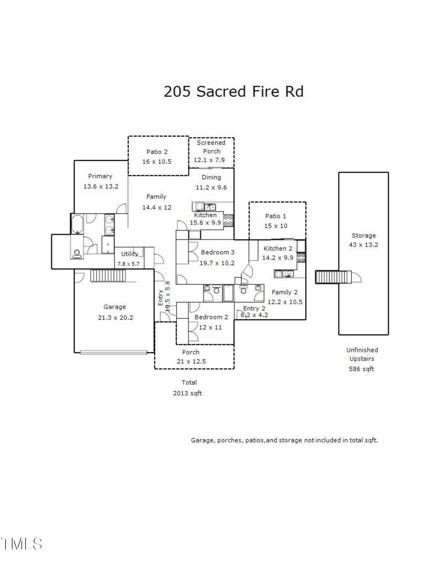 205 Sacred Fire Road Louisburg, NC 27549 - Photo 39 of 39 Floorplan_205 Sacred Fire-1