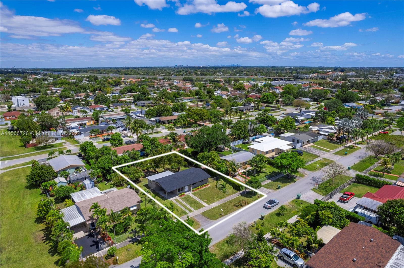 11561 Southwest 187th Street Miami, FL 33157 - Photo 34 of 35 an aerial view of residential house with outdoor space and street view