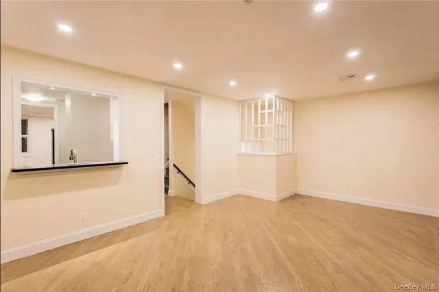 a view of an empty room