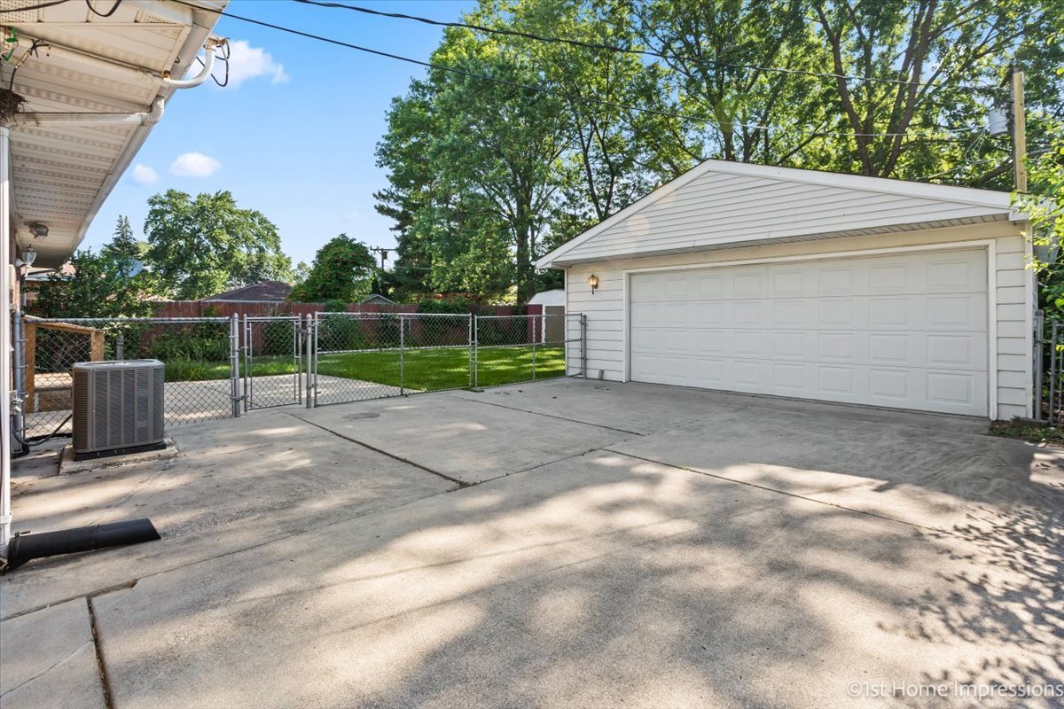 10937 Austin Avenue Chicago Ridge, IL 60415 - Photo 23 of 26 a view of backyard with small cabin