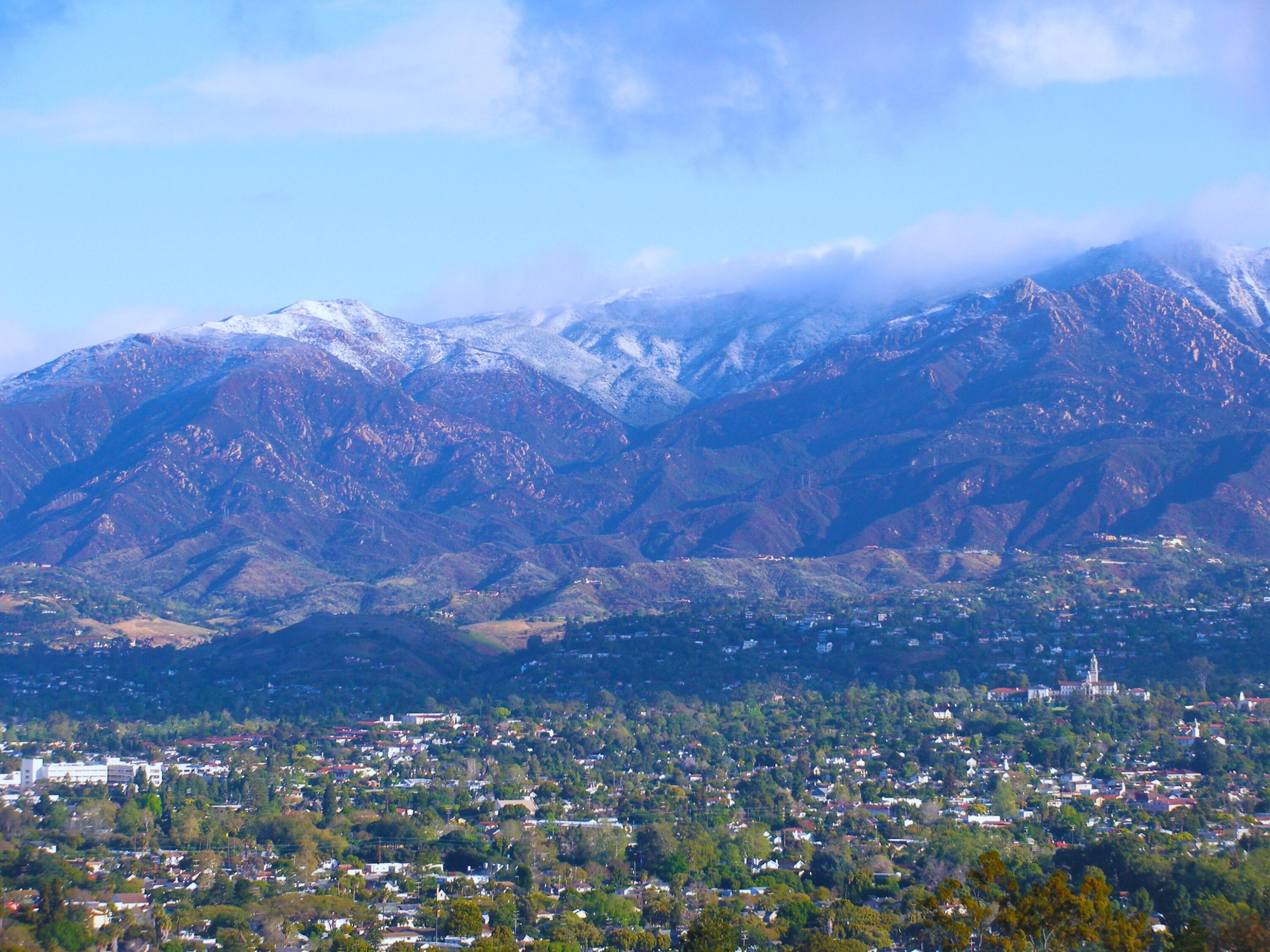 1638 La Coronilla Drive Santa Barbara, CA 93109 - Photo 13 of 41 Views of Snow on Mountains