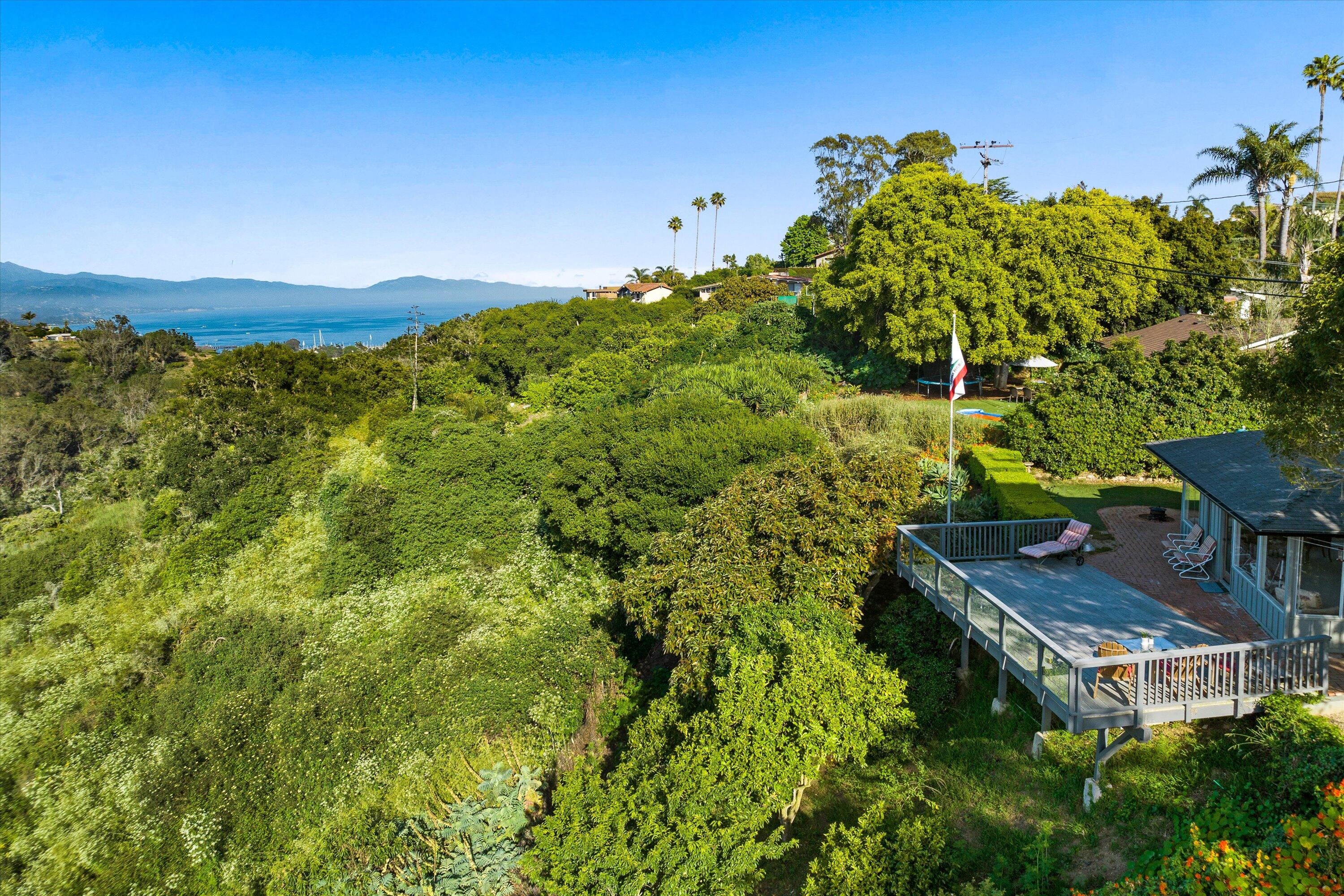 1638 La Coronilla Drive Santa Barbara, CA 93109 - Photo 36 of 41 Side Aerial View