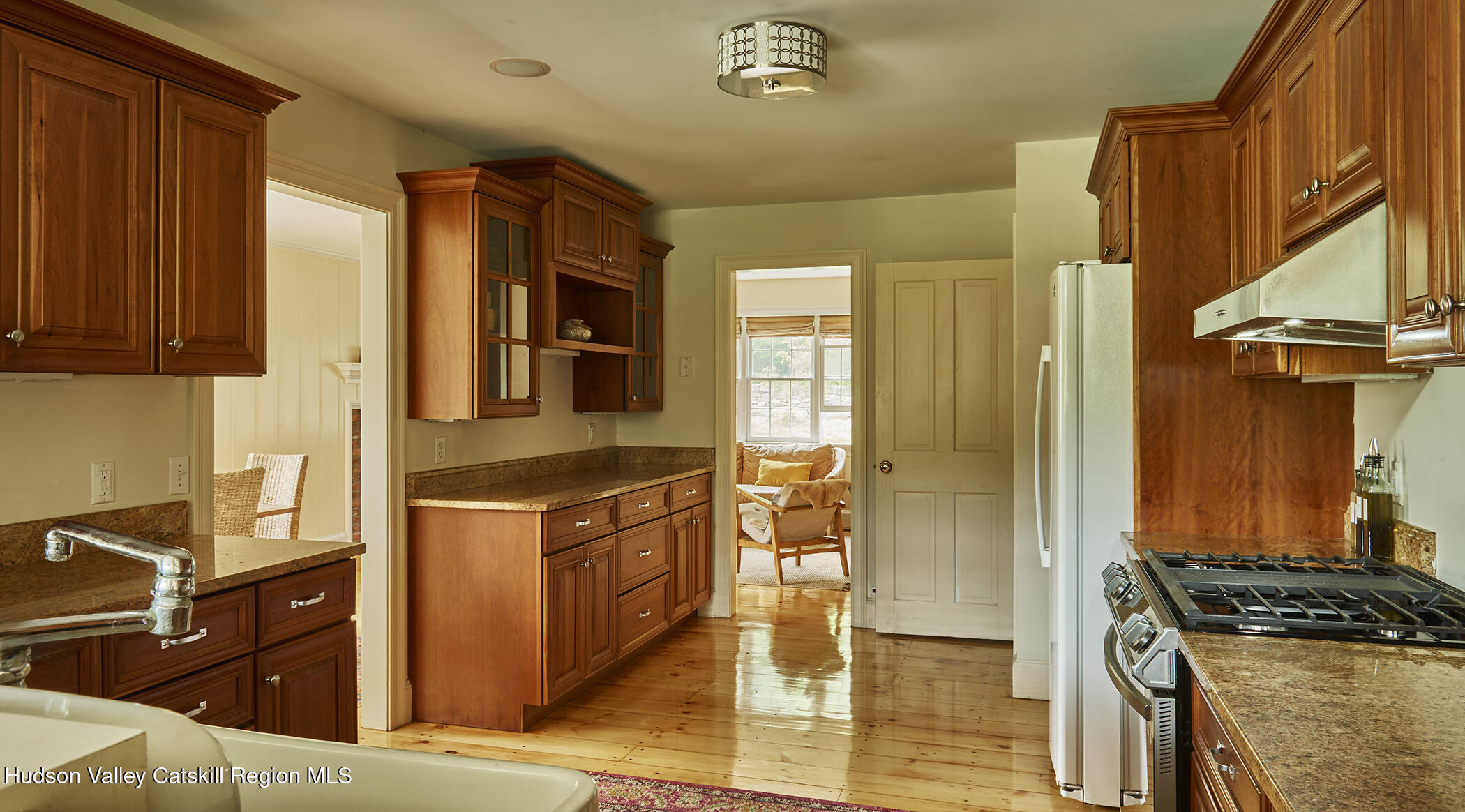 864 West End Road Hillsdale, NY 12529 - Photo 18 of 42 a kitchen with stainless steel appliances granite countertop a stove and a refrigerator