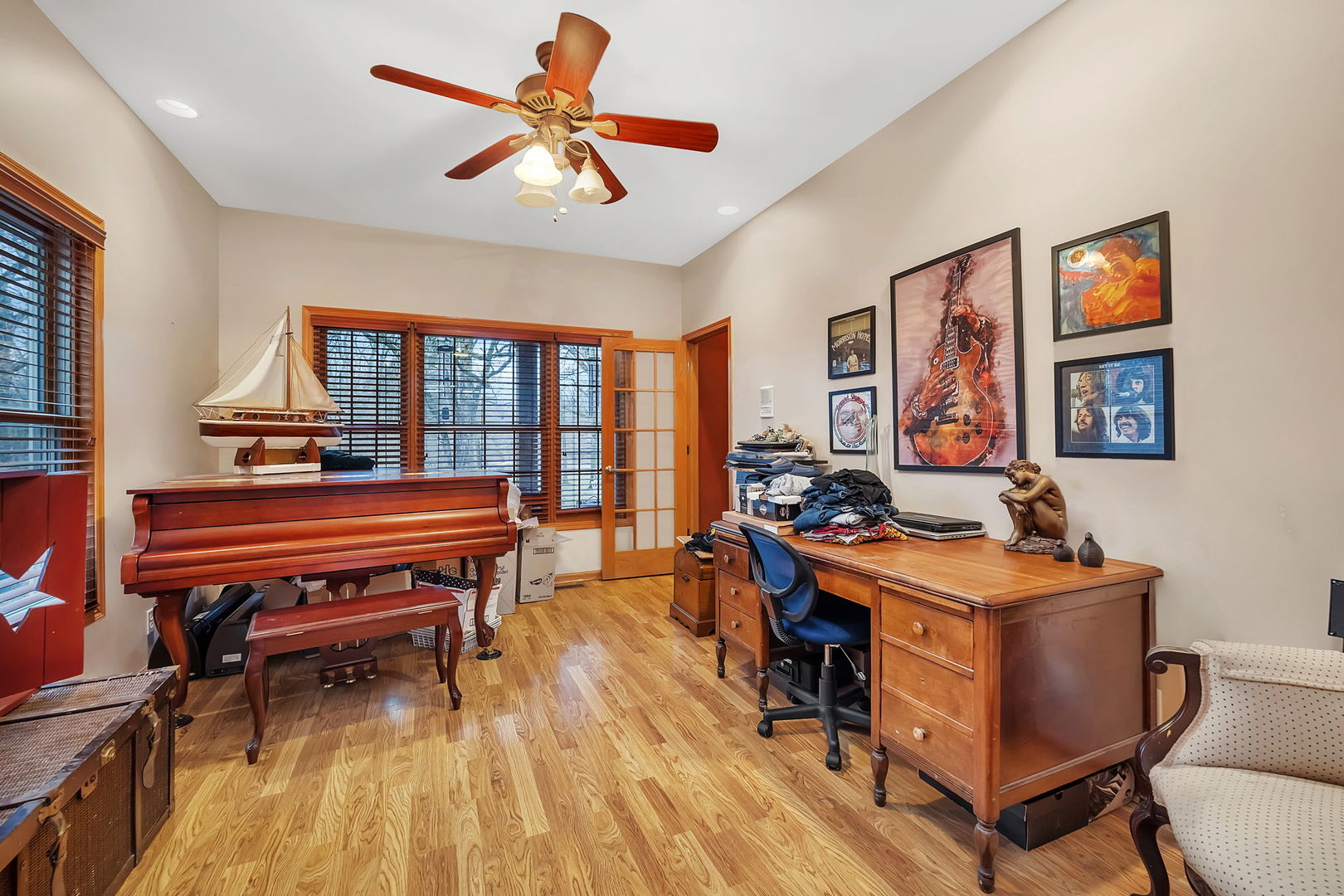 36963 Irish Lane Custer Park, IL 60481 - Photo 14 of 49 a living room with furniture a piano and a flat screen tv
