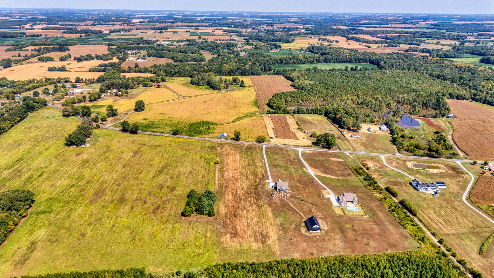 5859 Lakeview Road Springfield, TN 37172 - Photo 4 of 10 an aerial view of residential houses with outdoor space