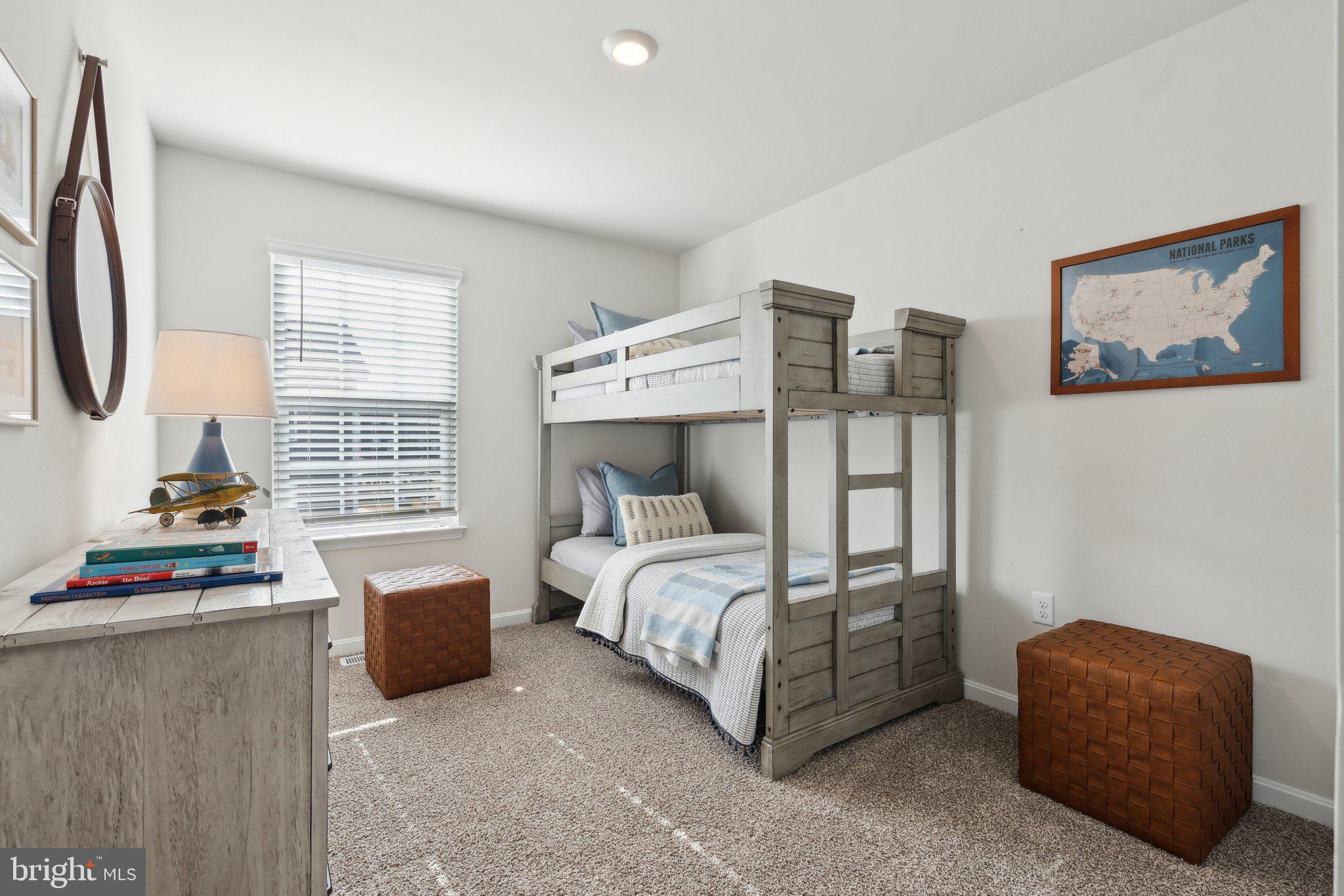 128 Rae Court Luray, VA 22835 - Photo 19 of 30 a bedroom with bed and a couch