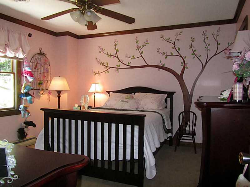 120 South Camp Run Road Fombell, PA 16123 - Photo 14 of 25 Bedroom. BR2 with crown molding and ceiling fan/light.