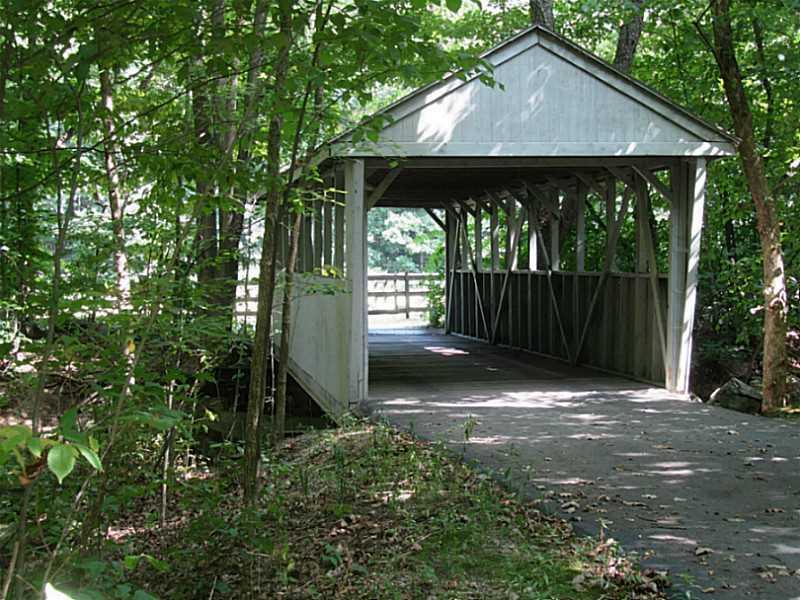 120 South Camp Run Road Fombell, PA 16123 - Photo 25 of 25 Other. Covered bridge at driveway entrance. Additional open entrance for delivery trucks, etc.