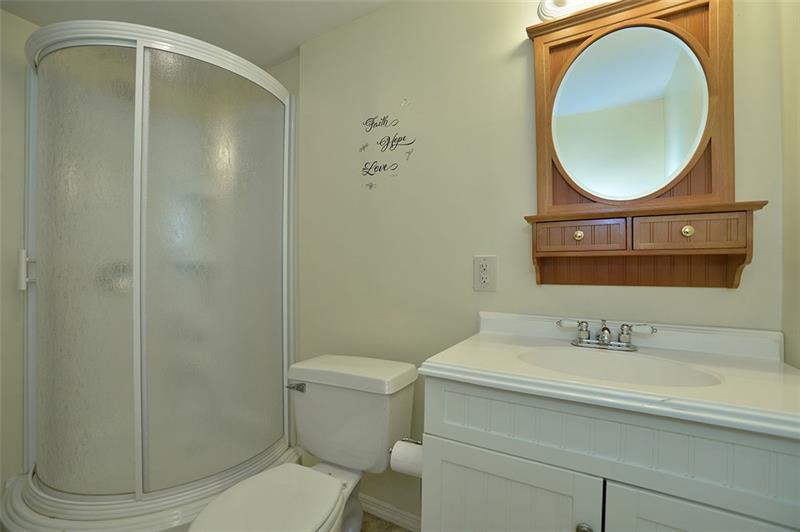 117 Landell Street Rochester, PA 15074 - Photo 17 of 19 Lower level consists of two large finished rooms and this THIRD full bath!