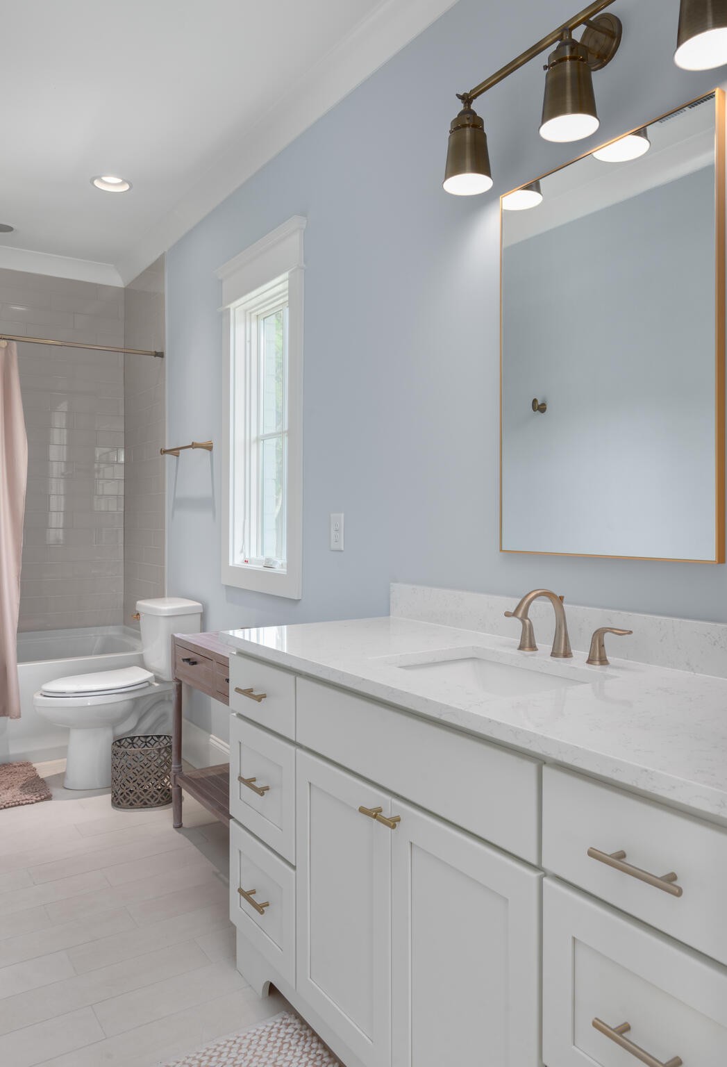 3520 Trimble Road Nashville, TN 37215 - Photo 34 of 44 a bathroom with a granite countertop toilet sink and mirror